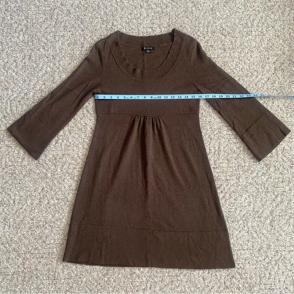 Vintage A-line Sweater Dress Bell Sleeves - Picture 6 of 9